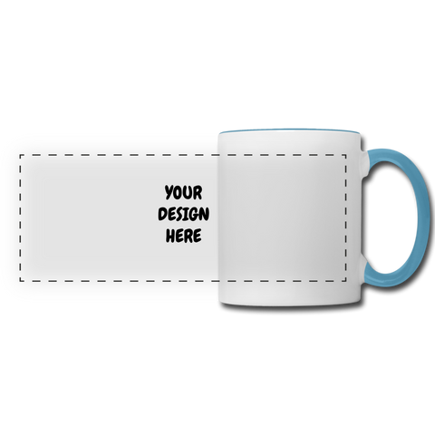 Panoramic Mug - white/light blue