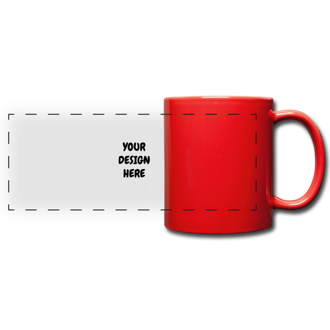 Full Color Panoramic Mug - red