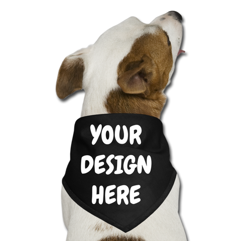 Dog Bandana - black