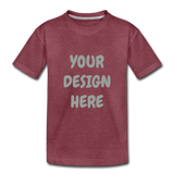 Toddler Premium T-Shirt - heather burgundy