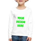 Kids' Premium Long Sleeve T-Shirt - white