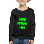 Kids' Premium Long Sleeve T-Shirt - black