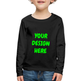 Kids' Premium Long Sleeve T-Shirt - black