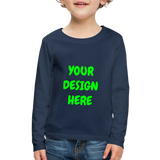 Kids' Premium Long Sleeve T-Shirt - navy