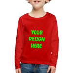 Kids' Premium Long Sleeve T-Shirt - red