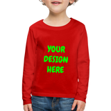 Kids' Premium Long Sleeve T-Shirt - red