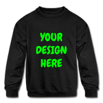 Kids' Crewneck Sweatshirt - black