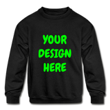 Kids' Crewneck Sweatshirt - black