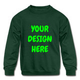 Kids' Crewneck Sweatshirt - forest green