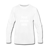 Men's Premium Long Sleeve T-Shirt - white