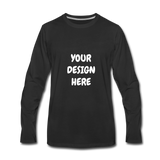 Men's Premium Long Sleeve T-Shirt - black