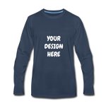 Men's Premium Long Sleeve T-Shirt - navy