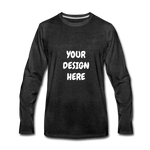 Men's Premium Long Sleeve T-Shirt - charcoal gray