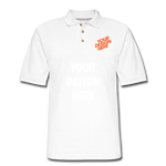 Men's Pique Polo Shirt - white