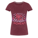 Woman's T-Shirt - heather burgundy