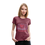 Woman's T-Shirt - heather burgundy