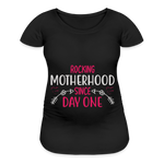 Woman's Maternity T-Shirt - black