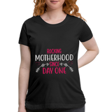 Woman's Maternity T-Shirt - black