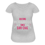 Woman's Maternity T-Shirt - heather gray