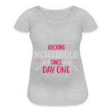 Woman's Maternity T-Shirt - heather gray