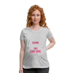 Woman's Maternity T-Shirt - heather gray