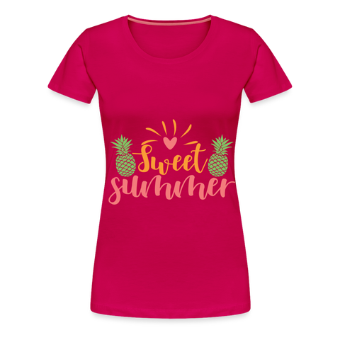 Woman's T-Shirt - dark pink