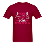 T-Shirt - dark red