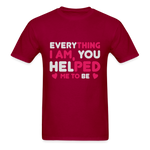 T-Shirt - dark red