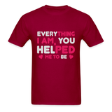 T-Shirt - dark red